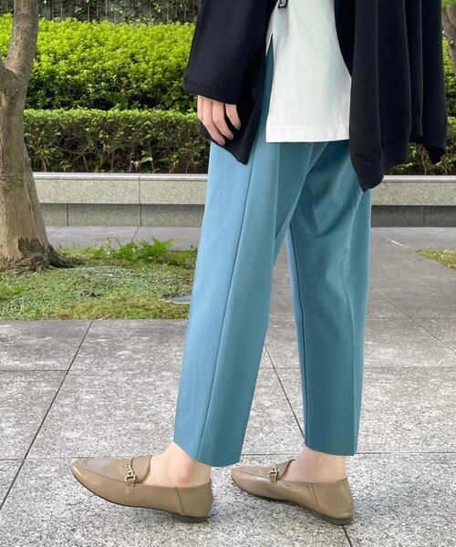 THE SHOP TK (ザ ショップ ティーケー )の「◆【美forパンツ】デレガントテーパードパンツ(その他パンツ・レディース・ブラック/グレー/ダークオレンジ/ブラック系1/ネイビー系6・11/12/13/14/10)」の13枚目の写真