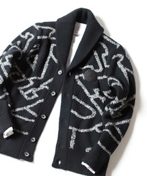 MEN'S BIGI（メンズビギ）の「<1PIU1UGUALE3 RELAX(ウノ ピゥ ウノ ウグァーレ トレ リラックス)>ショールカラーニットカーディガン（ニット/セーター・メンズ）」
