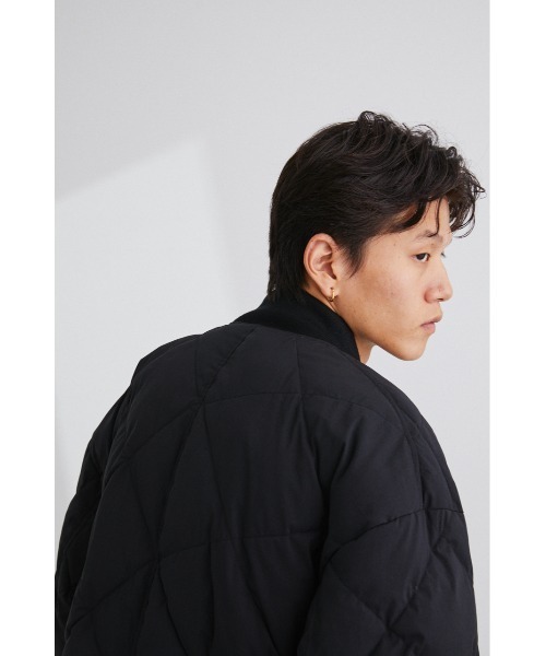 STYLEMIXER（スタイルミキサー）の「ダイヤステッチショートブルゾン（ブルゾン・メンズ・グレー/ライトカーキ/ブラック・LARGE/MEDIUM/X-LARGE）」の19枚目の写真