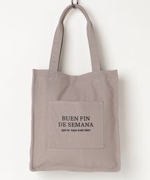 Per sist ence/パーシエンス スクエアロゴトートバッグ