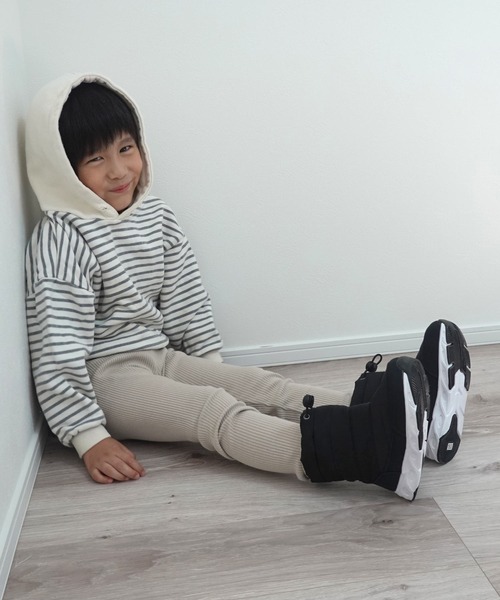 AmiAmi(アミアミ)の「キッズスノーブーツ/防寒ダウンブーツ(ブーツ・キッズ・ブラック/ライトグレー・18cm/19cm/20cm/21cm/22cm)」の6枚目の写真