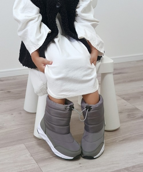 AmiAmi(アミアミ)の「キッズスノーブーツ/防寒ダウンブーツ(ブーツ・キッズ・ブラック/ライトグレー・18cm/19cm/20cm/21cm/22cm)」の18枚目の写真