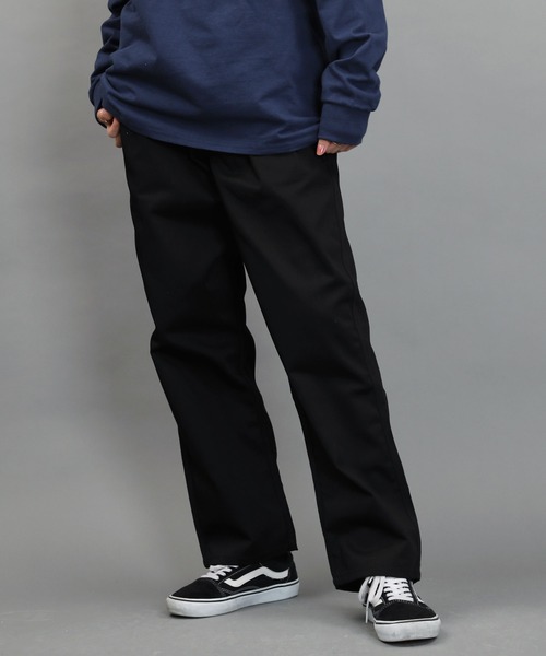 HUF（ハフ）の「【ユニセックスで着用可能】HUF / ハフ BOYD PANT コットン ツイル パンツ（チノパンツ・メンズ・ブラック・MEDIUM/LARGE/X-LARGE/XX-LARGE）」の3枚目の写真