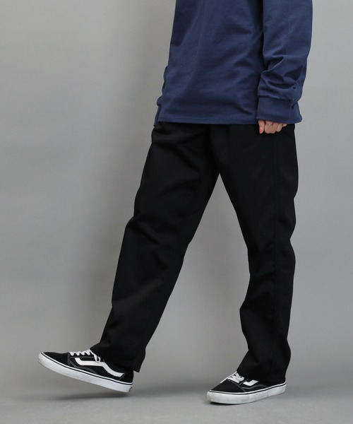 HUF（ハフ）の「【ユニセックスで着用可能】HUF / ハフ BOYD PANT コットン ツイル パンツ（チノパンツ・メンズ・ブラック・MEDIUM/LARGE/X-LARGE/XX-LARGE）」の4枚目の写真