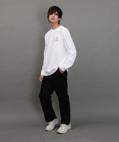 HUF（ハフ）の「【ユニセックスで着用可能】HUF / ハフ BOYD PANT コットン ツイル パンツ（チノパンツ・メンズ・ブラック・MEDIUM/LARGE/X-LARGE/XX-LARGE）」の20枚目の写真