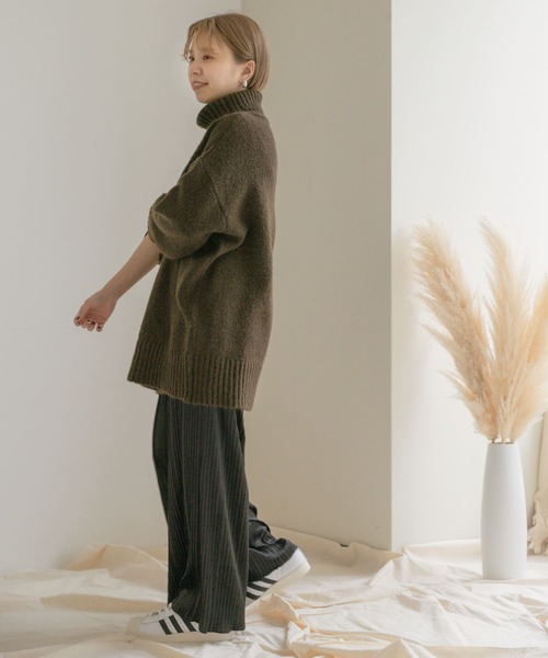 ITEMS URBANRESEARCH（アイテムズ アーバンリサーチ）の「ベロアプリーツパンツ（その他パンツ・レディース・ブラック/ベージュ/ピンク/グリーン系その他・FREE）」の20枚目の写真