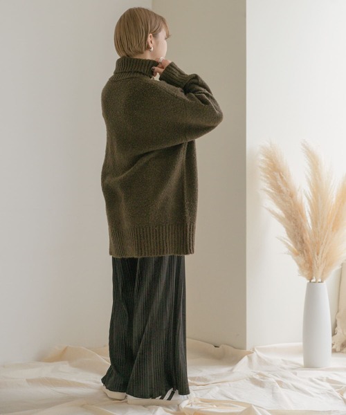 ITEMS URBANRESEARCH（アイテムズ アーバンリサーチ）の「ベロアプリーツパンツ（その他パンツ・レディース・ブラック/ベージュ/ピンク/グリーン系その他・FREE）」の22枚目の写真