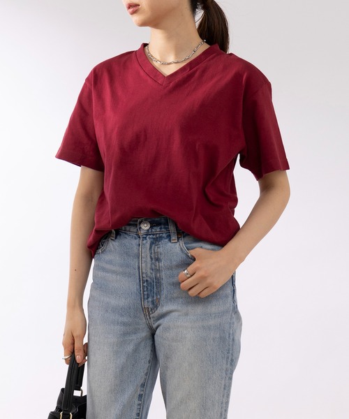 セール】【Printstar】heavy weight premium cotton v neck
