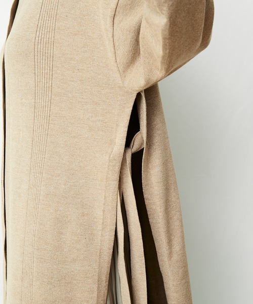 AZUL ENCANTO（アズールエンカント）の「ニットロングスリットカーデ（カーディガン/ボレロ・レディース・ブラック/ベージュ/グレー・FREE）」の18枚目の写真