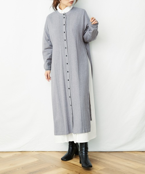 AZUL ENCANTO（アズールエンカント）の「ニットロングスリットカーデ（カーディガン/ボレロ・レディース・ブラック/ベージュ/グレー・FREE）」の15枚目の写真