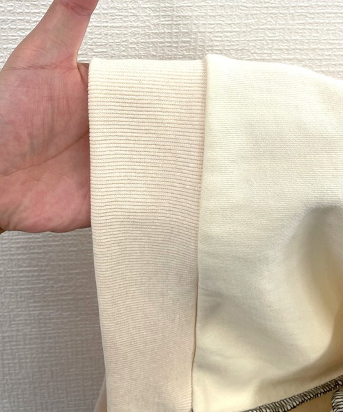 JUNOAH(ジュノア)の「リブラインVネックトレーナー(スウェット・レディース・ブラック/ブルー/アイボリー/ミント/ホワイト系その他・MEDIUM/LARGE)」の14枚目の写真