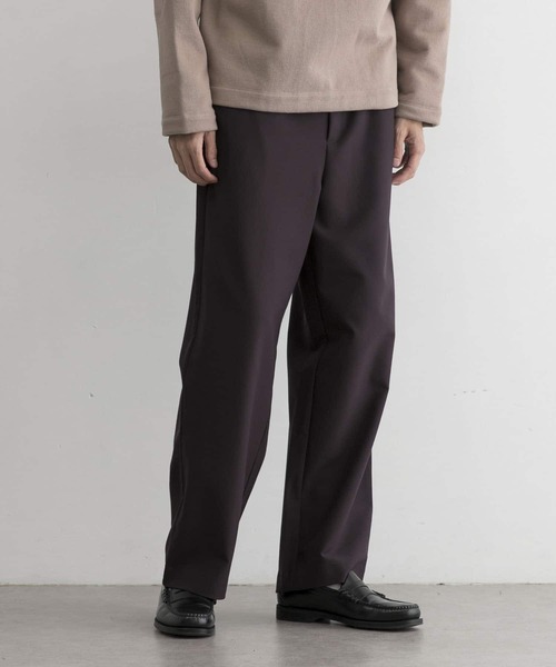 UR Lab.（アーバンリサーチラボ）の「ワイドテーパードカラーパンツ（その他パンツ・メンズ・ブラック/ロイヤルブルー/ボルドー/カーキ/パープル・LARGE/MEDIUM）」の4枚目の写真