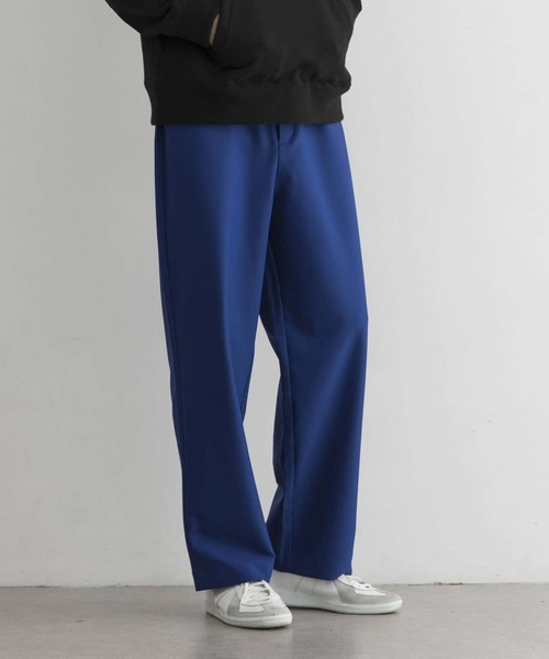 UR Lab.（アーバンリサーチラボ）の「ワイドテーパードカラーパンツ（その他パンツ・メンズ・ブラック/ロイヤルブルー/ボルドー/カーキ/パープル・LARGE/MEDIUM）」の3枚目の写真