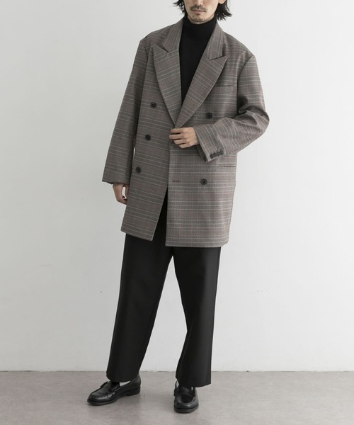 UR Lab.（アーバンリサーチラボ）の「ワイドテーパードカラーパンツ（その他パンツ・メンズ・ブラック/ロイヤルブルー/ボルドー/カーキ/パープル・LARGE/MEDIUM）」の6枚目の写真