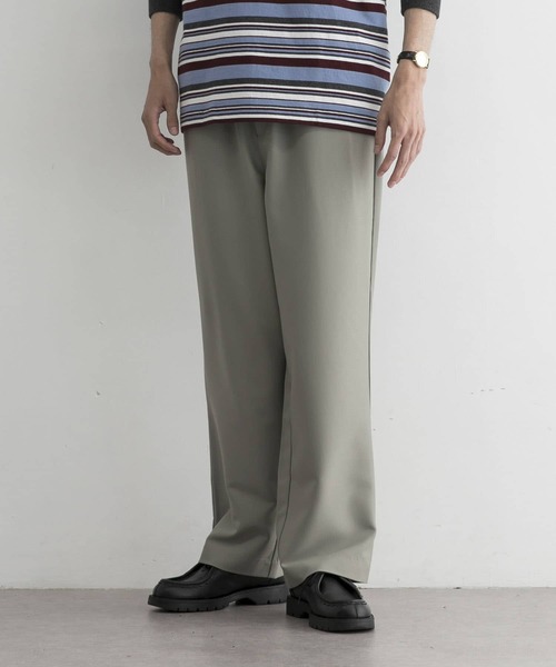 UR Lab.（アーバンリサーチラボ）の「ワイドテーパードカラーパンツ（その他パンツ・メンズ・ブラック/ロイヤルブルー/ボルドー/カーキ/パープル・LARGE/MEDIUM）」の10枚目の写真