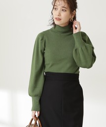 N.（N. Natural Beauty Basic） | ◆パワーショルダータートルネックニット(ニット/セーター)