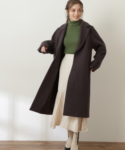 N.（N. Natural Beauty Basic）（エヌエヌナチュラルビューティーベーシック）の「◆パワーショルダータートルネックニット（ニット/セーター・レディース・オフホワイト/ブラック/グリーン・MEDIUM）」の20枚目の写真