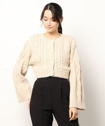 LADYMADE | 2WAYケーブルショートニット(ニット/セーター)