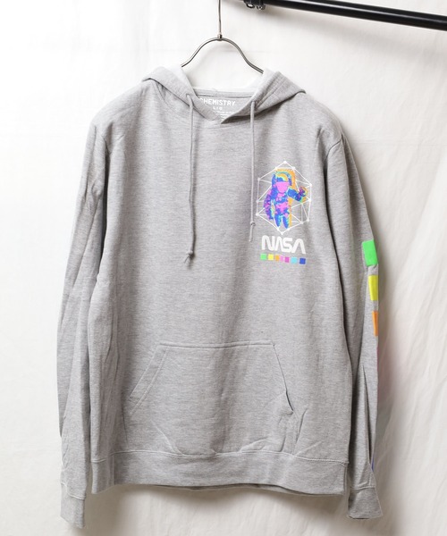 NASA（ナサ）の「《NASA》 SWEAT PULLPARKA（パーカー・レディース・ブラック/グレー・MEDIUM/LARGE/X-LARGE）」の12枚目の写真