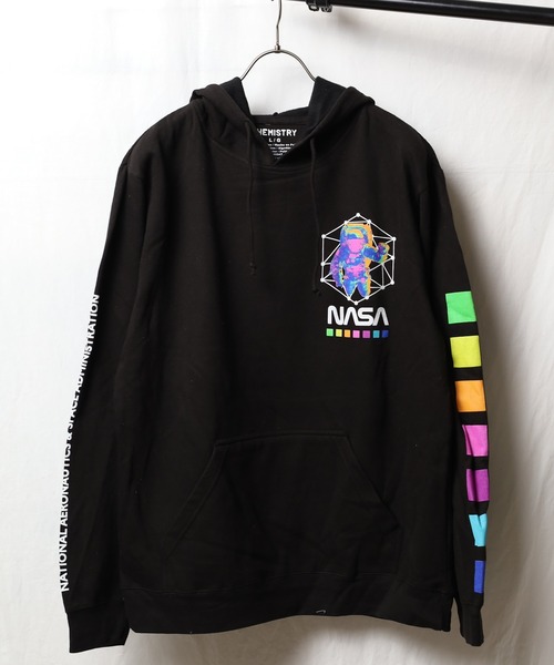 NASA（ナサ）の「《NASA》 SWEAT PULLPARKA（パーカー・レディース・ブラック/グレー・MEDIUM/LARGE/X-LARGE）」の13枚目の写真