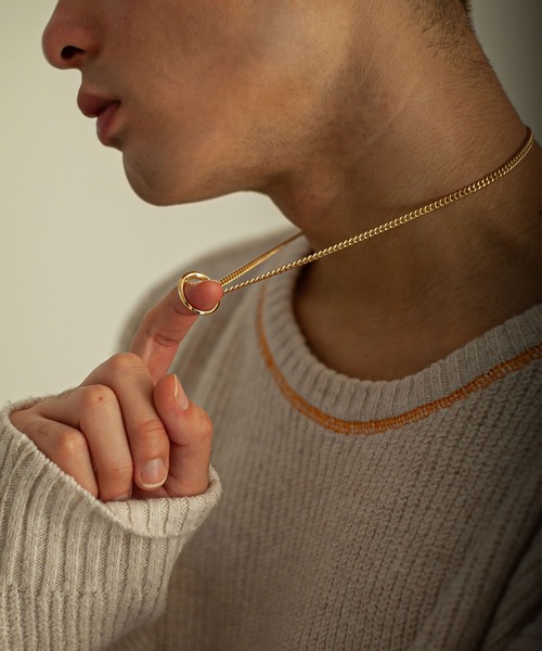 NILWAY（ニルウェイ）の「リングペンダントラリエットネックレス（ネックレス・メンズ・シルバー/ゴールド/シルバー系その他/ゴールド系その他/シルバー系その他2/ゴールド系その他2・FREE）」の5枚目の写真