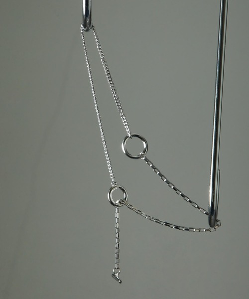 NILWAY（ニルウェイ）の「リングペンダントラリエットネックレス（ネックレス・メンズ・シルバー/ゴールド/シルバー系その他/ゴールド系その他/シルバー系その他2/ゴールド系その他2・FREE）」の4枚目の写真