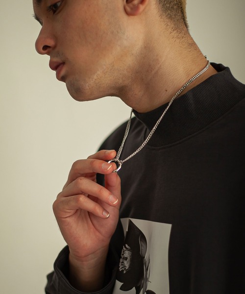 NILWAY（ニルウェイ）の「リングペンダントラリエットネックレス（ネックレス・メンズ・シルバー/ゴールド/シルバー系その他/ゴールド系その他/シルバー系その他2/ゴールド系その他2・FREE）」の11枚目の写真