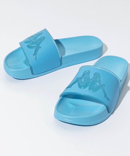 Kappa(カッパ)の「【UNI】Kappa(カッパ)AUTHENTIC AQUA 1 SLIDE SANDAL(サンダル・メンズ・ブラック×シルバー/ブラック×グリーン/ピンク/ターコイズブルー・37/36/39/40/41/38/43/42)」の3枚目の写真