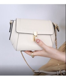 SAISON DE PAPILLON（セゾンドパピヨン）の「【満点評価】メタル チェーン ショルダーバッグ 可愛い（ショルダーバッグ）」