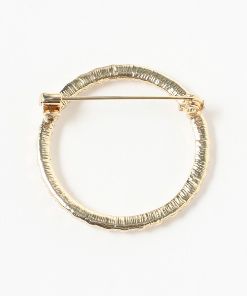 B:MING by BEAMS（ビーミングバイビームス）の「【セレモニー・フォーマル】パール サークル ブローチ（ブローチ/コサージュ・レディース・ホワイト/ゴールド・ONE SIZE）」の10枚目の写真