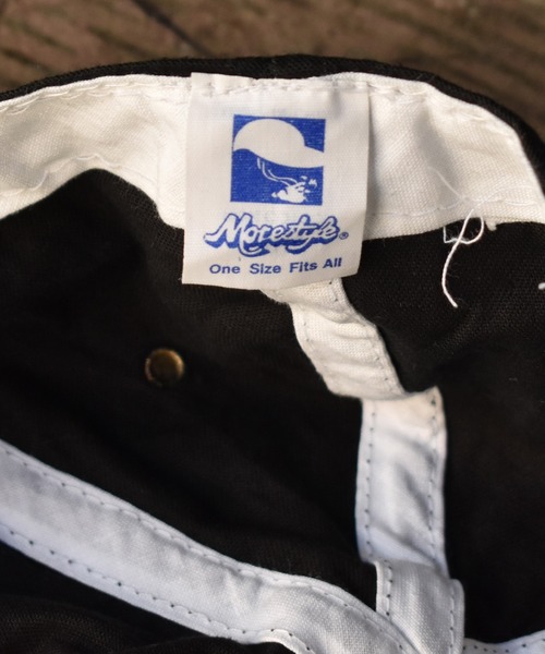 VINTAGE（ヴィンテージ）の「【ヴィンテージ古着】motestyle キャップ（キャップ・メンズ・ブラック・ONE SIZE）」の2枚目の写真