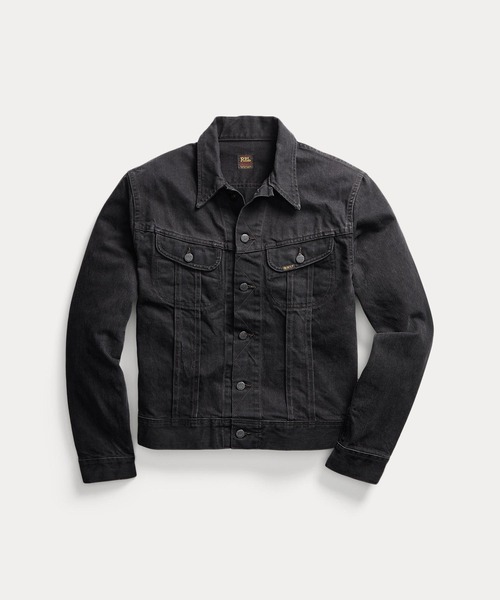 [花道さん専用]RRL ダブルアールエル デニムジャケット USA製 Lサイズ 90's RRL ダブルアールエル デニムジャケット 三ツ星タグ ラルフ