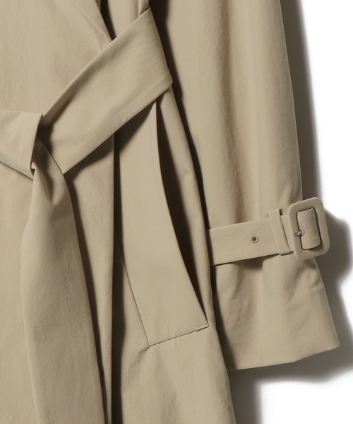 ESTNATION（エストネーション）の「ESTNATION / ポリエステルタスラントレンチコート（トレンチコート・レディース・ベージュ/ネイビー・38/36/34）」の5枚目の写真