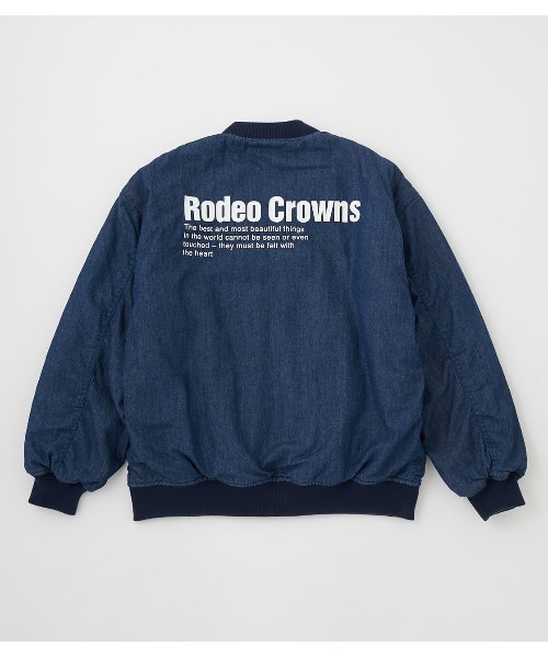 RODEO CROWNS WIDE BOWL(ロデオクラウンズワイドボウル)の「メンズスプリングブルゾン(MA-1・メンズ・ブルー/ライトカーキ/ブラック・MEDIUM/LARGE)」の1枚目の写真