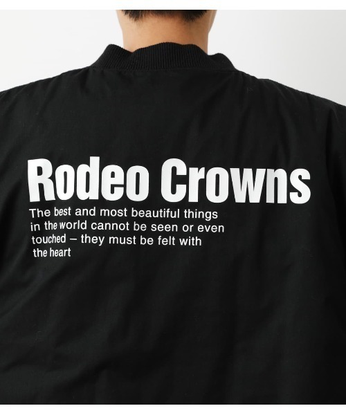 RODEO CROWNS WIDE BOWL(ロデオクラウンズワイドボウル)の「メンズスプリングブルゾン(MA-1・メンズ・ブルー/ライトカーキ/ブラック・MEDIUM/LARGE)」の14枚目の写真