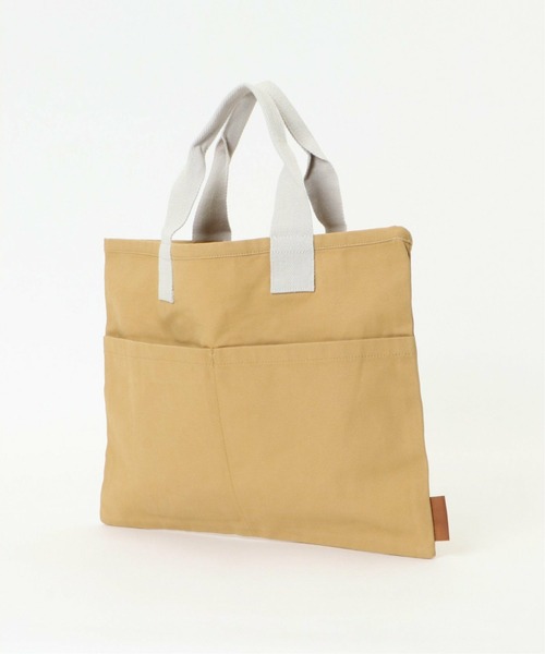 ikka（イッカ）の「【キッズ】ヘビーキャンバストートBAG（トートバッグ・キッズ・ベージュ/ブラウン・FREE）」の3枚目の写真