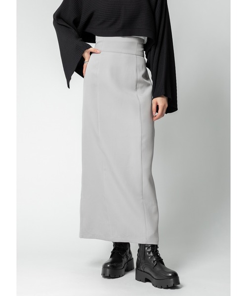 Adoon plain（アドーンプレーン）の「【新色を加えて再登場！】ナロータイトスカート（スカート・レディース・ブラック/モカ/オレンジ系その他/グレー/オリーブ・MEDIUM/LARGE）」の3枚目の写真