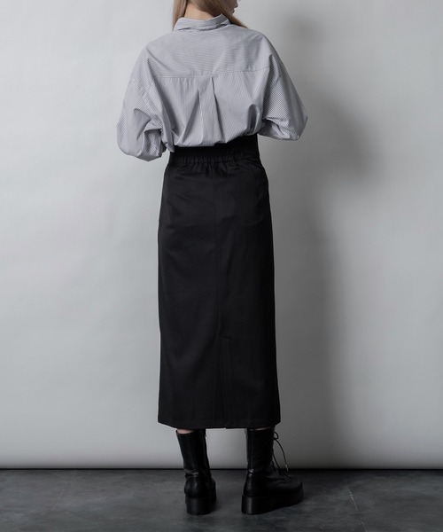 Adoon plain（アドーンプレーン）の「【新色を加えて再登場！】ナロータイトスカート（スカート・レディース・ブラック/モカ/オレンジ系その他/グレー/オリーブ・MEDIUM/LARGE）」の12枚目の写真