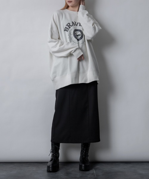 Adoon plain（アドーンプレーン）の「【新色を加えて再登場！】ナロータイトスカート（スカート・レディース・ブラック/モカ/オレンジ系その他/グレー/オリーブ・MEDIUM/LARGE）」の13枚目の写真