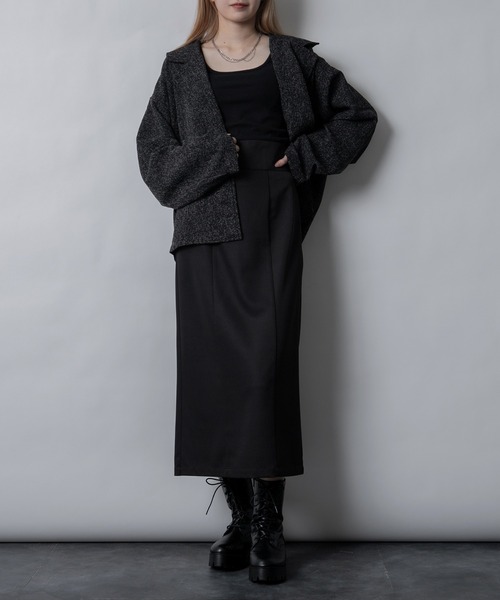 Adoon plain（アドーンプレーン）の「【新色を加えて再登場！】ナロータイトスカート（スカート・レディース・ブラック/モカ/オレンジ系その他/グレー/オリーブ・MEDIUM/LARGE）」の14枚目の写真