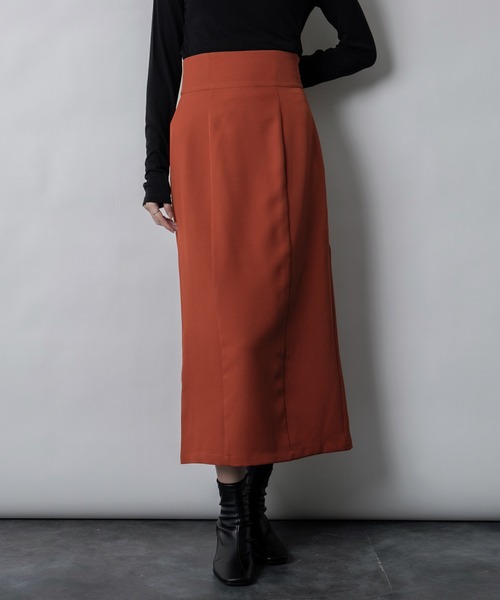Adoon plain（アドーンプレーン）の「【新色を加えて再登場！】ナロータイトスカート（スカート・レディース・ブラック/モカ/オレンジ系その他/グレー/オリーブ・MEDIUM/LARGE）」の21枚目の写真