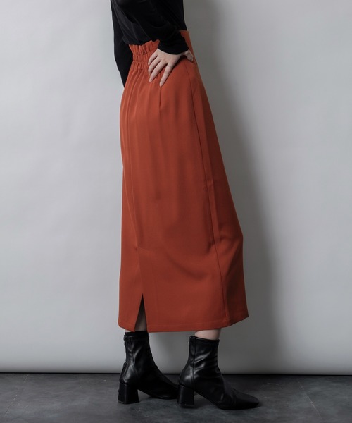 Adoon plain（アドーンプレーン）の「【新色を加えて再登場！】ナロータイトスカート（スカート・レディース・ブラック/モカ/オレンジ系その他/グレー/オリーブ・MEDIUM/LARGE）」の22枚目の写真