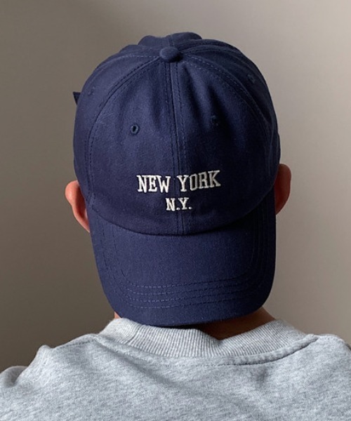 MGV(エムジーヴィー)の「”NEWYORK"レタリングキャップ(キャップ・メンズ・ホワイト/ブラック/ブラウン/ベージュ/ブルー/レッド・FREE)」の11枚目の写真