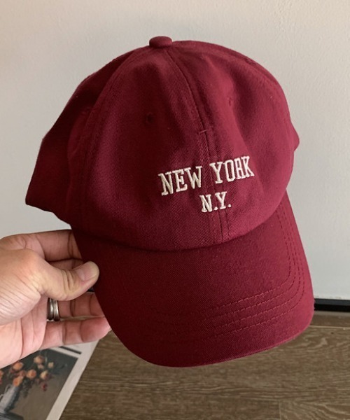 MGV(エムジーヴィー)の「”NEWYORK"レタリングキャップ(キャップ・メンズ・ホワイト/ブラック/ブラウン/ベージュ/ブルー/レッド・FREE)」の15枚目の写真