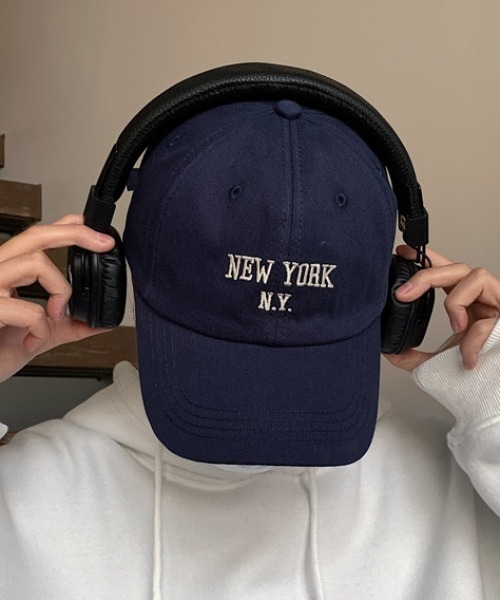 MGV(エムジーヴィー)の「”NEWYORK"レタリングキャップ(キャップ・メンズ・ホワイト/ブラック/ブラウン/ベージュ/ブルー/レッド・FREE)」の12枚目の写真