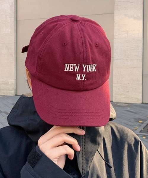 MGV(エムジーヴィー)の「”NEWYORK"レタリングキャップ(キャップ・メンズ・ホワイト/ブラック/ブラウン/ベージュ/ブルー/レッド・FREE)」の14枚目の写真