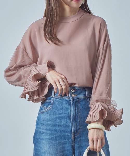 SETUP7（セットアップセブン）の「【SETUP7】シフォンブラウス SCCH65（シャツ/ブラウス・レディース・ブラック/ベージュ/ピンク/ホワイト・FREE）」の17枚目の写真