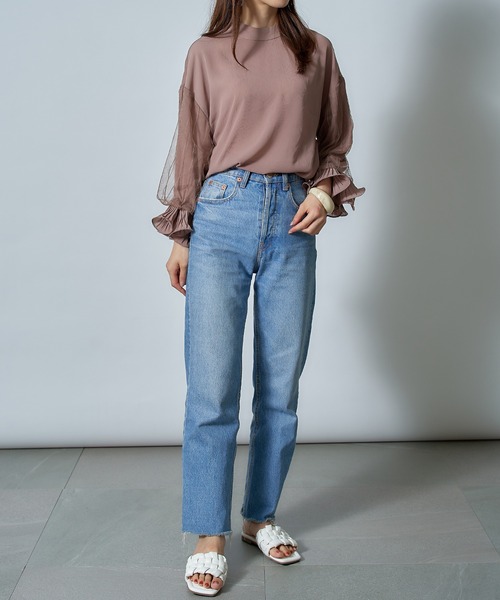 SETUP7（セットアップセブン）の「【SETUP7】シフォンブラウス SCCH65（シャツ/ブラウス・レディース・ブラック/ベージュ/ピンク/ホワイト・FREE）」の18枚目の写真