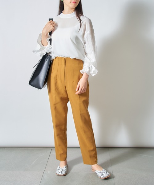 SETUP7（セットアップセブン）の「【SETUP7】シフォンブラウス SCCH65（シャツ/ブラウス・レディース・ブラック/ベージュ/ピンク/ホワイト・FREE）」の14枚目の写真