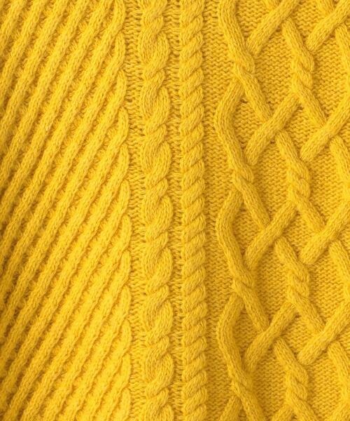 UNITED ARROWS LTD. OUTLET（ユナイテッドアローズアウトレット）の「＜A DAY IN THE LIFE＞アラン ハイネックニット（ニット/セーター・レディース・オフホワイト/ケリー・FREE）」の9枚目の写真